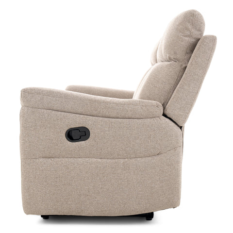 Dimos Sofa Three Seater Manual Recliner WHEAT - RR5643AF53D