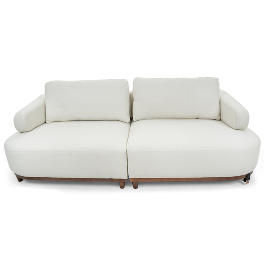 Dimos Sofa Three Seater White - 2313 4208