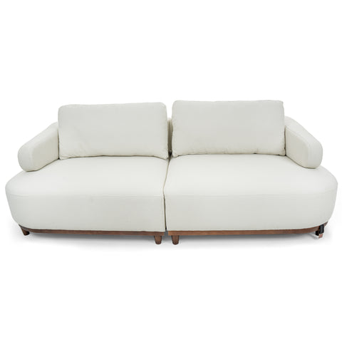 Dimos Sofa Three Seater White - 2313