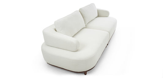 كنب ثلاثي المقاعد لون ابيض - 2313 6581