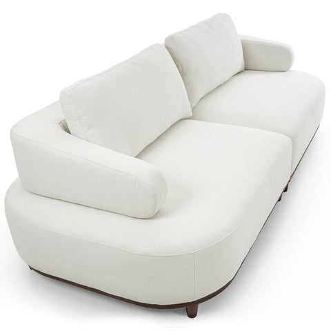 Dimos Sofa Three Seater White - 2313