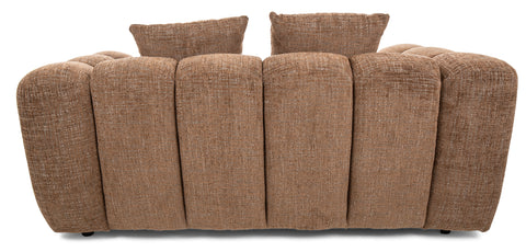 كنب ثنائي المقاعد، لون بني - HY-9286