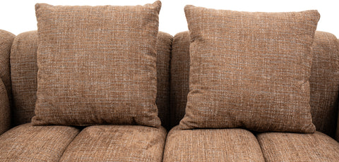 كنب ثنائي المقاعد، لون بني - HY-9286