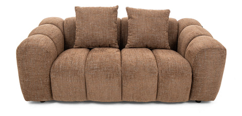 كنب ثنائي المقاعد، لون بني - HY-9286