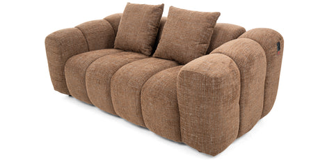 كنب ثنائي المقاعد، لون بني - HY-9286