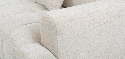 كنب ثلاثي المقاعد ابيض - MK-3188