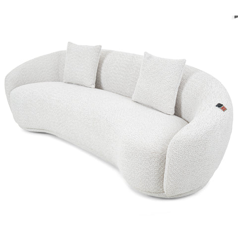 Dimos Sofa Three Seater White - MK-9061
