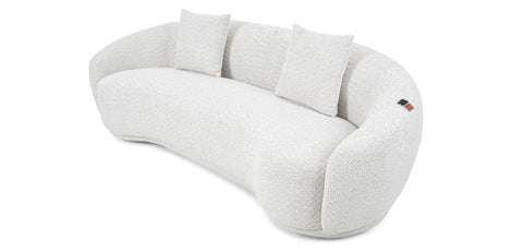 كنب ثلاثي المقاعد بيضاء - MK-9061