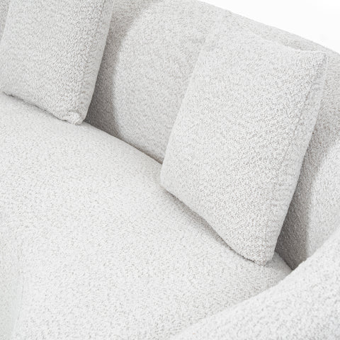 Dimos Sofa Three Seater White - MK-9061