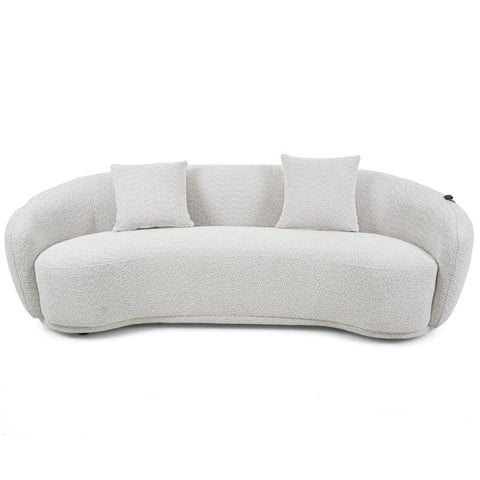 Dimos Sofa Three Seater White - MK-9061