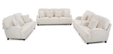 Sofa Three Seater WHITE - SS5575AF