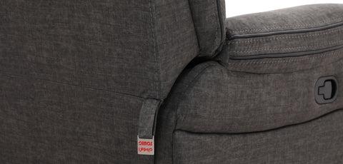 Sofa Three Seater with Manual Function GRAY - RR5482BF