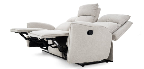 Sofa Three Seater with Manual Function WHITE - RR5602AF